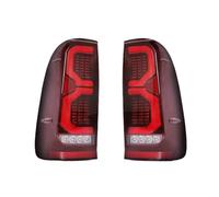 PGQSQVTXF para Toyota para Hilux Vigo 2004 2005 2006 2007 2008 2009 2010 2011-2015 1 Par De Luces Traseras LED De Freno Luz De Señal De Giro Y Marcha Atrás Montaje De Luces Traseras(Red Shell A)