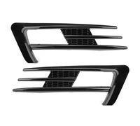 PGQSQVTXF Para VW Para Golf 7 MK7 2014-2017 Lámpara Antiniebla Cubierta De Rejilla Embellecedora Luz Antiniebla Del Parachoques Delantero Lámpara (Glossy Black)