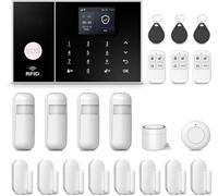 PGST A107F-EU-F Kits de Seguridad 2025 | 4G+WiFi Dual | EN 50131 | 13 Piezas | Alexa/Tuya | 0€ Cuotas