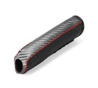 PGVXEM Juego de Freno de Mano Funda de Cuero PU for Freno de Mano de Coche Funda Antideslizante for Freno de estacionamiento automático(Black)