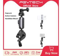 PGYTECH CapLock bicicleta motocicleta manillar montaje soporte para DJI OSMO Action 4/3/2, POCKET 3, Gopro Hero 12/11/10/9