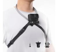 PGYTECH CapLock Soporte de Cuello Montura POV Correa Manos Libres para dji OSMO 360, Action 6/5 Pro/Pocket, para GoPro Hero 13/12, Cordón para Insta360 Ace Pro 2, Accesorio de Cámara de Acción