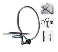 PGYTECH CapLock™ Soporte Movil Iman Cuello para Teléfono MAX Edición Alargada, Soporte Movil Grabar Video POV/Vlog Soporte de Cuello para iPhone Android, para Cámara de Acción