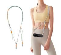 PGYTECH Correa Cámara para DJI Osmo Pocket 3, Correa 2 en 1 de Cuello y Muñeca con Sistema de Liberación Rápida Mini, Cordón Trenzado de Alta Resistencia, Carga Máx 10kg, Ajustable, Refined Style