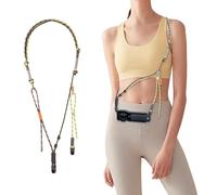 PGYTECH Correa Cámara para dji Osmo Pocket 4/3, Correa 2 en 1 de Cuello y Muñeca con Sistema de Liberación Rápida, Cordón Trenzado de Alta Resistencia, Carga Máx 10kg, Ajustable, Casual-Verde Selva