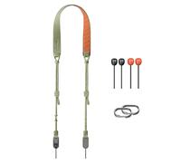 PGYTECH Correa de Hombro para cámara Air, Correa de cámara Ajustable Superficie de Cuero de liberación rápida con Cuerdas Trenzadas, Correas de cámara para cámaras sin Espejo(Verde Hierba)