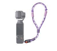 PGYTECH Correa de Mano para dji Osmo Pocket 4/3, Cordón de Muñeca con Liberación Rápida para Cámara y Funda, Poliéster de Alta Resistencia, Carga 10kg, Púrpura Aurora