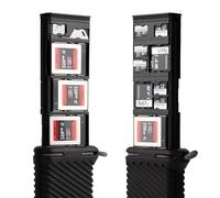 PGYTECH CreateMate Estuche para Tarjetas de Memoria, 18 Ranuras Personalizables para SD/CF/XQD/SIM, IP54 Resistente al Agua/Polvo, Aluminio+Silicona con Mosquetón para Fotógrafos