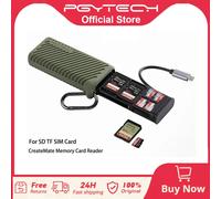PGYTECH Funda para lector de tarjetas de alta velocidad Createmate negro