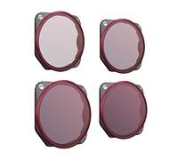 PGYTECH dji Mavic 3 ND-PL 8/16/32/64 - Juego de filtros polarizadores de Densidad Neutra (Profesional) Impermeable y Resistente al Aceite (P-26A-034)