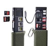 PGYTECH Carcasa del lector de tarjetas CFexpress CreateMate A/SD verde musgo