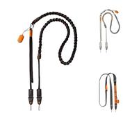 PGYTECH LinkGo Cordón para Teléfono, Correa con 2 Orificios, con Paño para la Limpieza de la Lente y Punto de Suspensión Multifunción, Convertible en Correa de Muñeca, Negro Estelar