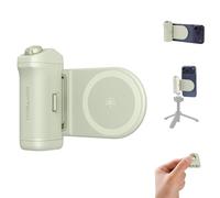 PGYTECH MagCam 2 Agarre para Smartphone, Kit Modular 3-en-1, Mando Bluetooth & Agarre de Carga & Soporte de Carga Inalámbrica Magnética MagSafe, para iPhone 12-17/Android 14 (Verde Menta)