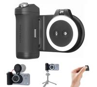 PGYTECH MagCam 2 & MagGlow Kit: Agarre Smartphone MagSafe 3 en 1, powerbank 3000mAh, Disparador Bluetooth y luz LED magnética - Set Foto/Video para iPhone 12-17 (Negro)