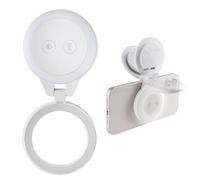 PGYTECH MagGlow Luz de Relleno Magnética para Móvil, Luz de Selfie MagSafe, Anillo de Luz LED Magnético Portátil con Luz Fría/Suave/Cálida, para Selfies/Fotografía/Vídeo (Gris Niebla)