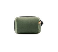 PGYTECH Mini Tech Bolsa, Estuche Organizador de Cables y Accesorios Electrónicos, Bolsa de Viaje Impermeable y Antigolpes para Power Bank, Tarjetas SD, Cargador, Bolsillo Oculto para AirTag, Verde