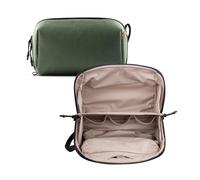 PGYTECH Neceser Hombre Viaje Colgante Impermeable, Bolsa de Aseo Portátil de Gran Capacidad, Toiletry Bag Colgar Organizador Grande de Inodoros para Artículos de Tocador y Cosméticos, Verde