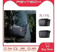 PGYTECH OneMo Sling Bag 7L 11L Bolso cruzado para cámara para cámaras DSLR y sin espejo, bolso de fotografía para hombres y mujeres más nuevo Sling 7L Black