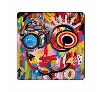 PGYTECH Paño de envoltura (patrón de graffiti), tamaño mediano, 450 x 450 mm, protección de cámara, paño de limpieza, protección de lente, envoltura protectora, sin espejo, cámara SLR, cámara de