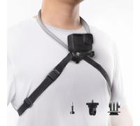PGYTECH-Soporte de cuello para Cámara de Acción, accesorio de silicona para GoPro 12/11/10 Insta360/DJI Osmo Action