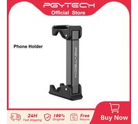 PGYTECH Soporte universal para trípode para teléfono: monopié, palo selfie y trípode con zapata fría para teléfono inteligente de 60 a 90 mm de ancho Phone Holder
