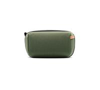 PGYTECH Tech Bolsa, Estuche Organizador de Cables y Accesorios Electrónicos, Bolsa de Viaje Impermeable y Antigolpes para Power Bank, Tarjetas SD, Cargador, Bolsillo Oculto para AirTag, Verde
