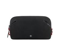 PGYTECH Tech Organizer Lite, Estuche de Viaje Accesorios Electrónicos Negro | Diseño Ligero, Bolsillo AirTag, Cremallera YKK Resistente a Salpicadura, Bandas Elásticas para Cable Batería Cargador Tarjeta