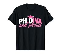 PH Diva y Orgullosa Defendida Doctorado Graduación Doctoral Camiseta