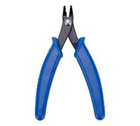 PH PandaHall 1 juego de alicates de crimpado de cuentas de acero 45#, herramientas para hacer joyas, 13 cm, alicates de prensa de crimpado con mango de PVC para joyería, manualidades, color azul