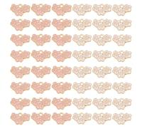 PH PandaHall 100 dijes esmaltados de flores de Sakura de 2 colores, colgantes de cereza, bonitos llaveros para collares, pulseras, joyas, manualidades, decoración de fiestas de Navidad