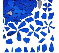 PH PandaHall 144 cuentas acrílicas irregulares azules para manualidades, bodas, Halloween y más