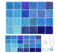 PH PandaHall 24000 cuentas de cristal para enhebrar, 12/0, 2 mm, 24 colores, azul, para manualidades y joyería