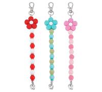 PH PandaHall 3 colores perlas de dilatación cerebral para carrete insignia de enfermería para enfermeras, parto y nacimiento, herramienta de enfermería con flor y huella para estudiantes