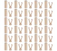 PH PandaHall 30 juegos de puntas de cordones, cordones de metal para zapatos, extremos de encaje, tapas de repuesto para sudadera con capucha, tenis, cordones de zapatos, reparación de bricolaje, Gold