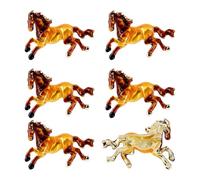 PH PandaHall 6 broches de caballo esmaltados, pines de solapa de caballo galopante, broches de caballo 2026, broche de caballo del zodiaco chino para mujeres y hombres, joyas, regalos, mochila, ropa