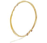 PH PandaHall Alambre dorado de plata de ley, calibre 26, alambre artístico floral para abalorios, collares, pulseras, trabajos de manualidades