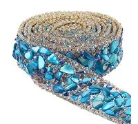 PH PandaHall Apliques de diamantes de imitación de cristal de 20 mm, cinta de fijación en caliente, apliques de diamantes de imitación de piedras preciosas de imitación para planchar para horquillas