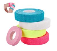 PH PandaHall Cinta de dedal de 5 colores para coser a mano, cintas de algodón de 19 mm y 10 mm, protector de dedos, protector de dedos de uñas, herramientas de costura para hacer acolchado a mano, 5