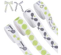 PH PandaHall Cinta de tenis de 20 yardas, cinta deportiva de poliéster de grogrén de 3/4 pulgadas, cinta deportiva para envolver regalos, lazos para el pelo, manualidades, costura, decoración de