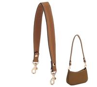 PH PandaHall Correa de Cuero Genuino Marrón para Monederos - 50 cm, Correa de Repuesto para Bolsa de Hombro Con Cierres para Maletín, Bolso de Mano y Axilas