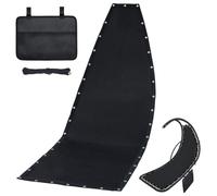 PH PandaHall Kit de repuesto para silla colgante de malla y cuerda, tela de reparación para silla de salón colgante, tumbona con una bolsa de almacenamiento colgante para tumbona exterior e interior