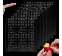 PH PandaHall - Lote de 800 pastillas adhesivas acrílicas de doble cara, 10 mm, almohadillas adhesivas redondas transparentes, cintas adhesivas multiusos, para oficina, hogar, paredes, carteles de