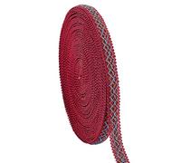 PH PandaHall - Pasamanería de poliéster con diseño trenzado de gimp, 13 yardas de longitud y 14 mm de ancho; cinta de ribete de encaje de poliéster para tapicería, disfraces, manualidades, confección