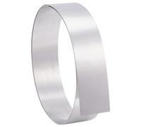 PH PandaHall Rollo de 1 rollo de 2 m de aluminio, tiras de metal, tiras de aluminio flexibles, grado 1060 grados, 0,5 mm x 5 cm, rollo grande de chapa de aluminio, rollo de aluminio para jardín de