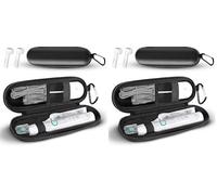 Ph Pro Heat Estuche Cepillo Dientes Eléctrico Compatible con Oral B - Funda Cepillo Dientes Eléctrico - Neceser para Viaje - Accesorio Viaje Porta Cepillos Dientes y Pasta. (Paquete de 2)