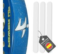 Ph Pro Heat Protector para Pala de Pádel Transparente Rugoso - Cinta Protectora para Pala de Pádel Multigranulada - Protector para Pala de Pádel de Silicona Transparente. (3 Unidades)