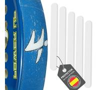 Ph Pro Heat Protector para Pala de Pádel Transparente Rugoso - Cinta Protectora para Pala de Pádel Multigranulada - Protector para Pala de Pádel de Silicona Transparente. (5 Unidades)