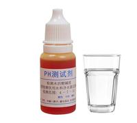 PH Reagent Test Drops - 10ml Acidity Measurement Solution Water Balance Indicator Testing Fluid | Laboratory PH Detector Strips For Aquarium Utensils Metal Pot Pan Bowl Home