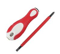 PH1/SL4 PH1/SL5 PH2/SL6 Destornillador de doble propósito con bolígrafo probador eléctrico, mango ABS aislado, eje de acero de aleación de cromo vanadio, diseño granular antideslizante, 115 mm PH2 y