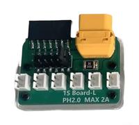 PH2.0 BT2.0 Adaptador de batería de doble puerto para celdas HOTA 1S diseñado para cargadores D6Pro y gestión de baterías modelo RC (PH2.0 izquierda)